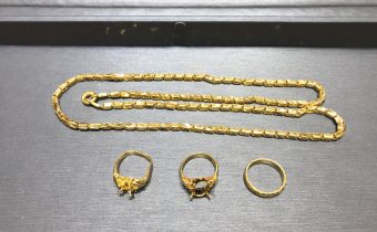 黃金回收實例-黃金項鍊、黃金戒指回收
