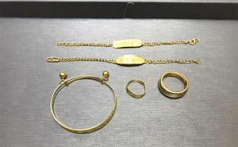 黃金回收實例-黃金手環、戒指、手鏈回收